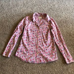 J. Crew Liberty London button down perfect size 0